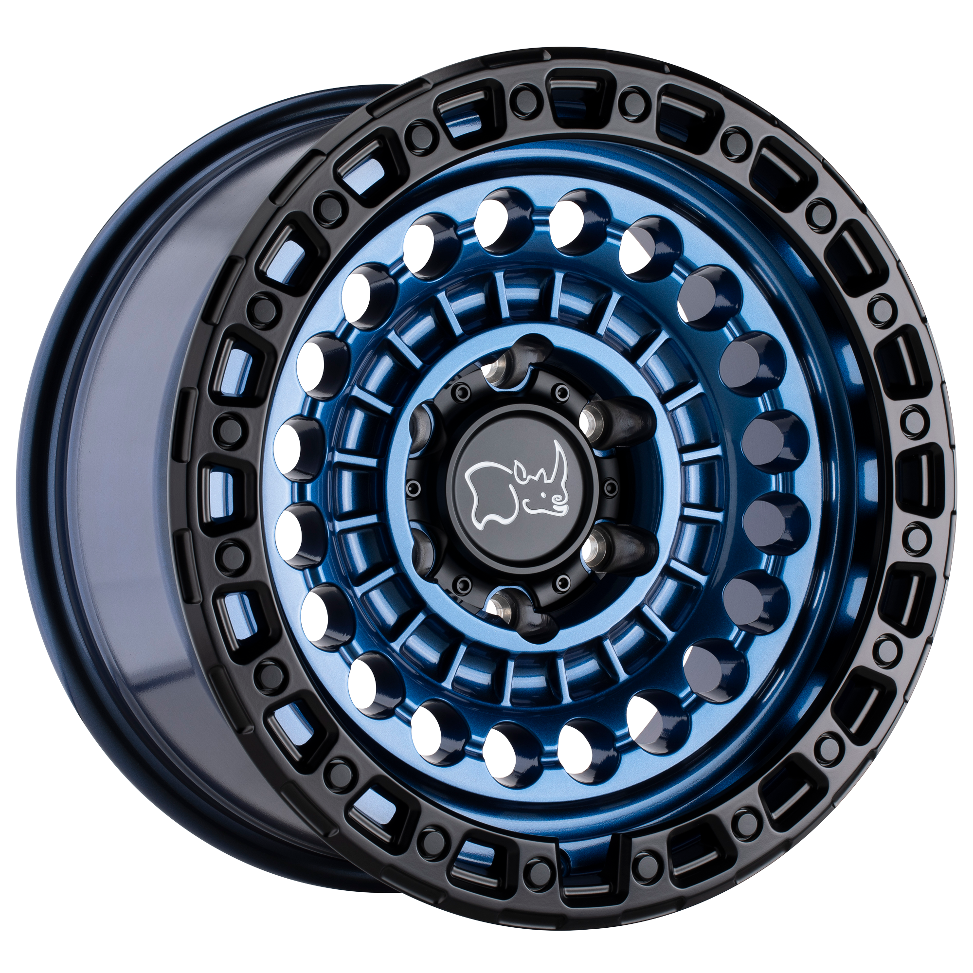 Black Rhino Hard Alloys SENTINEL – 17X8.5 – 5X127 – -18 mm – COBALT BLUE W/ BLACK RING