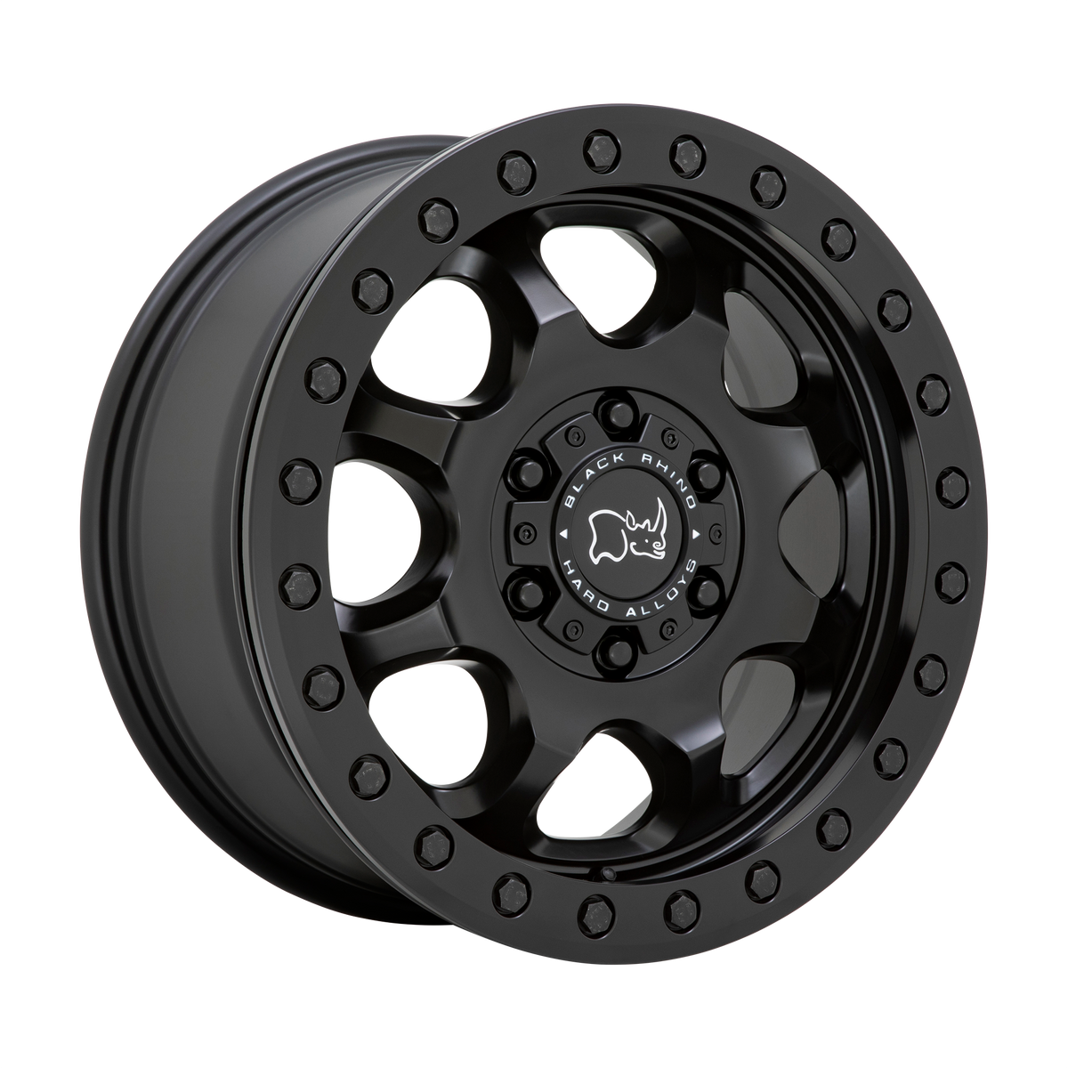 Black Rhino Hard Alloys VENTURE BEADLOCK – 17X8 – 6X130 – 38 mm – MATTE BLACK
