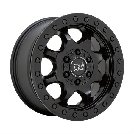 Black Rhino Hard Alloys VENTURE BEADLOCK – 17X8 – 6X130 – 38 mm – MATTE BLACK
