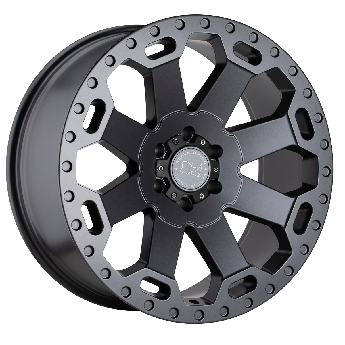 Black Rhino Hard Alloys WARLORD – 17X9 – 6X139.7 – 12 mm – MATTE GUNMETAL