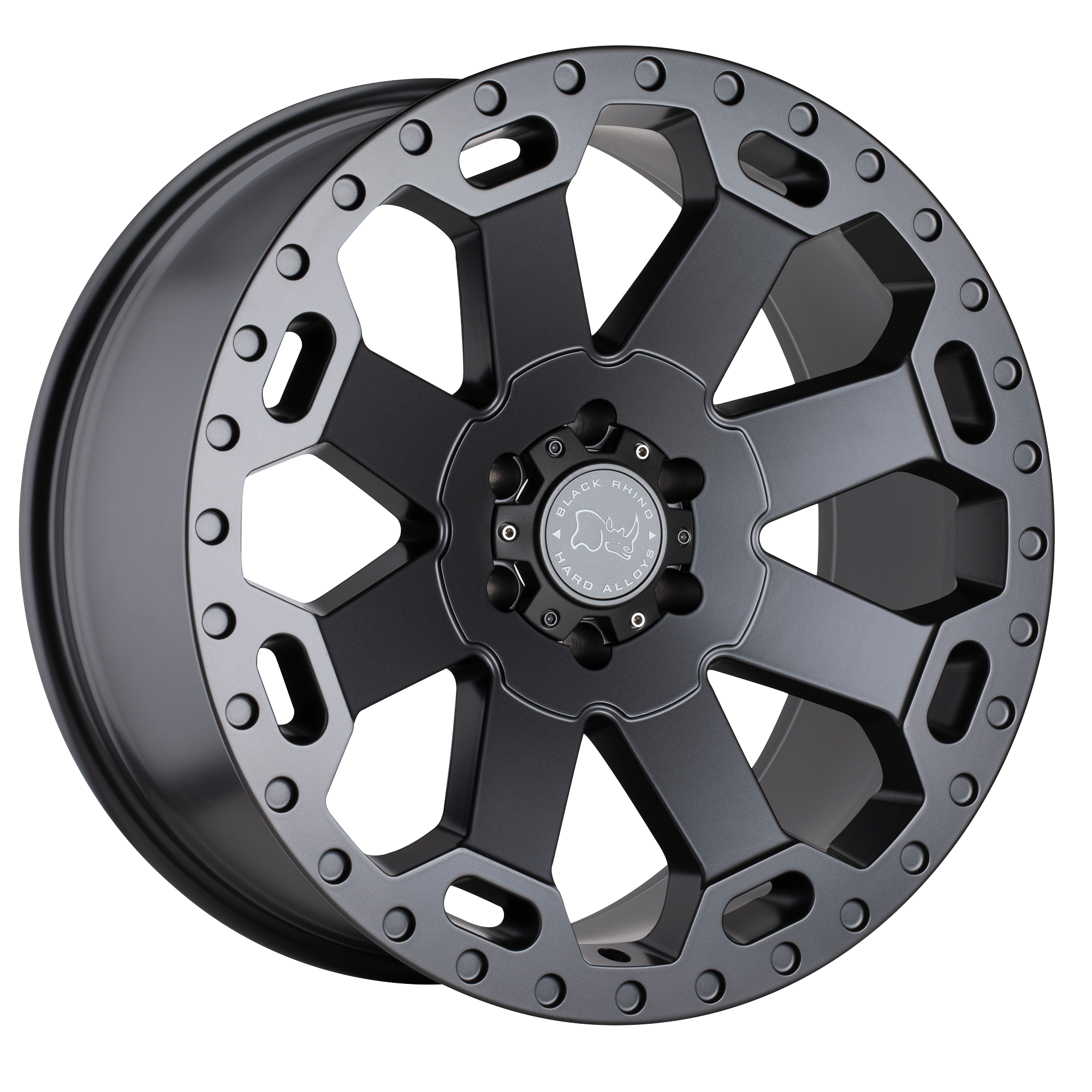 Black Rhino Hard Alloys WARLORD – 17X9 – 6X139.7 – 12 mm – MATTE GUNMETAL