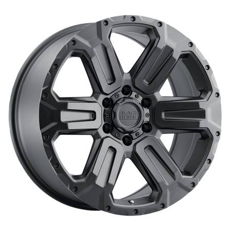Black Rhino Hard Alloys WANAKA – 18X9 – 6X135 – 12 mm – MATTE BLACK