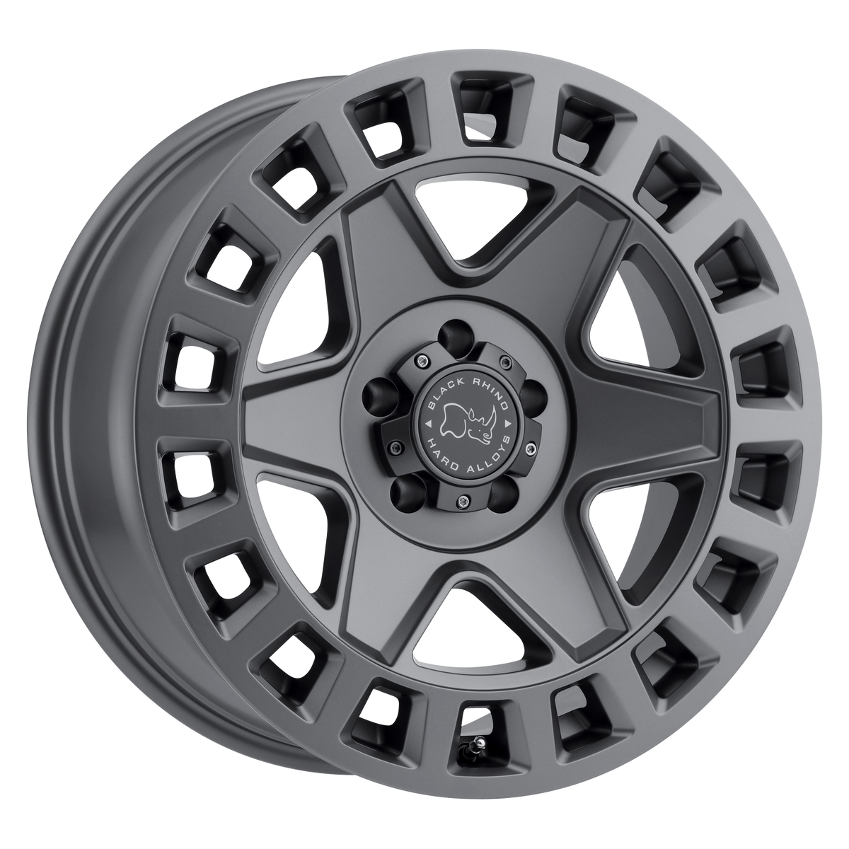 Black Rhino Hard Alloys YORK – 17X8 – 5X120 – 35 mm – MATTE GUNMETAL