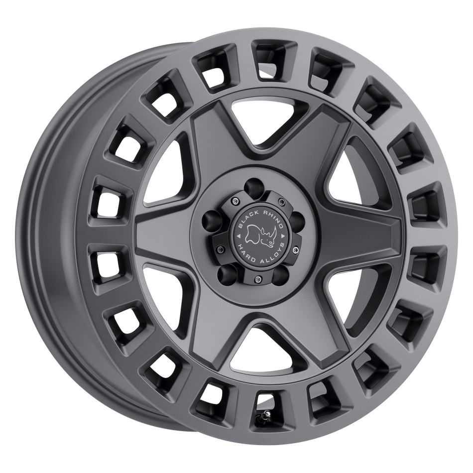 Black Rhino Hard Alloys YORK – 17X8 – 6X130 – 52 mm – MATTE GUNMETAL