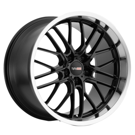 Cray EAGLE – 19X10.5 – 5X120.65 – 69 mm – GLOSS BLACK W/ MIRROR CUT LIP