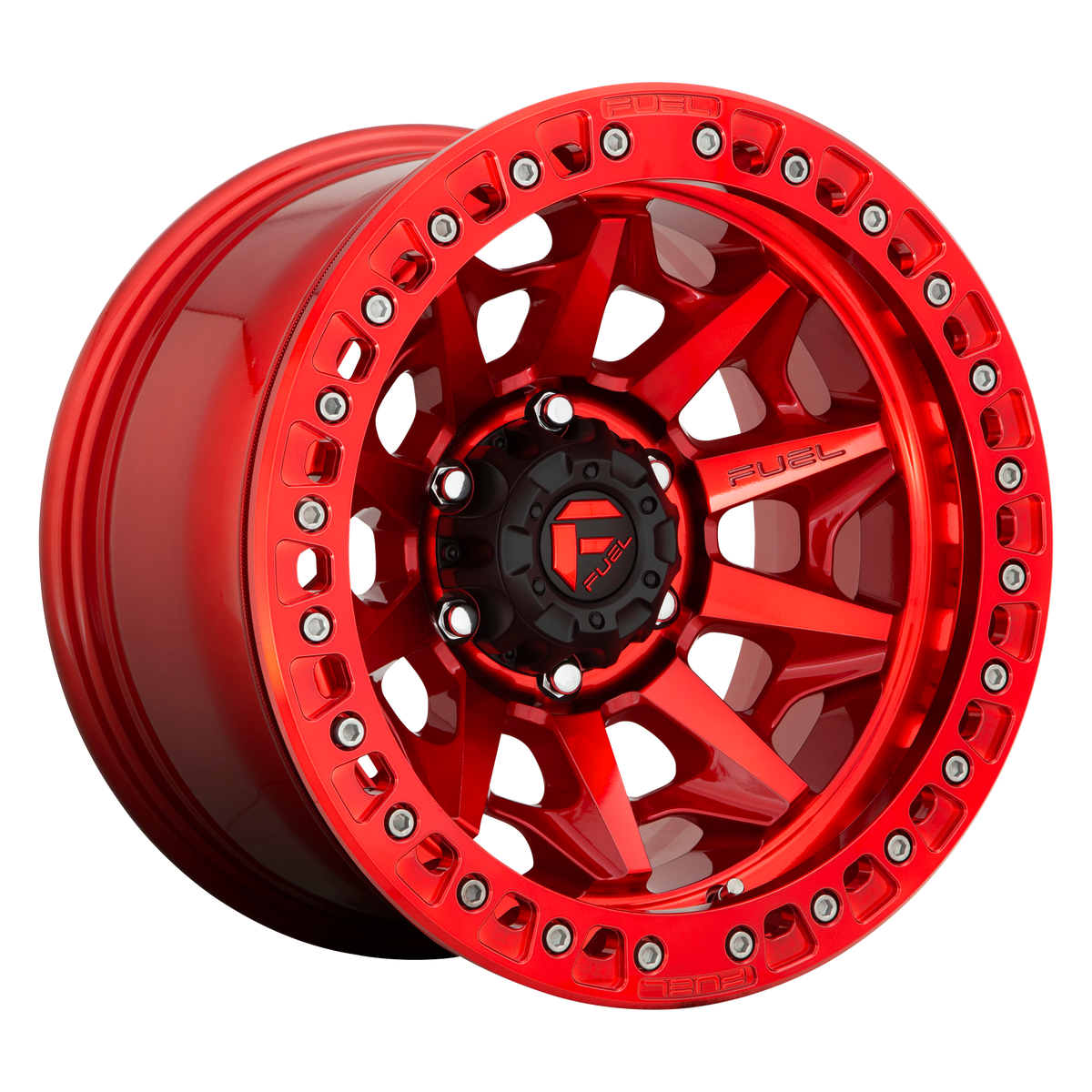 Fuel 1PC D113 COVERT BEADLOCK – 17X9 – 6X139.7 – -15 mm – CANDY RED