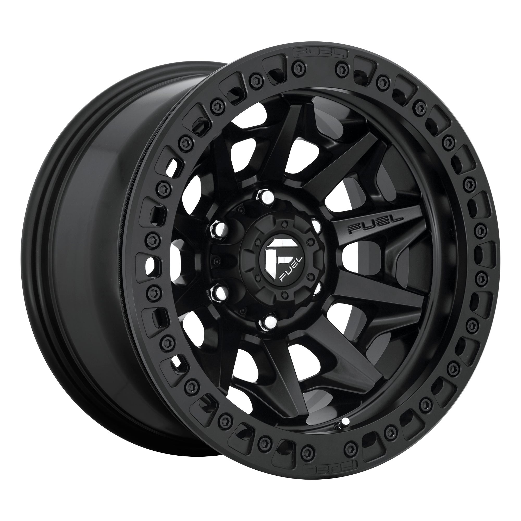 Fuel 1PC D114 COVERT BEADLOCK – 17X9 – 5X127 – -15 mm – MATTE BLACK