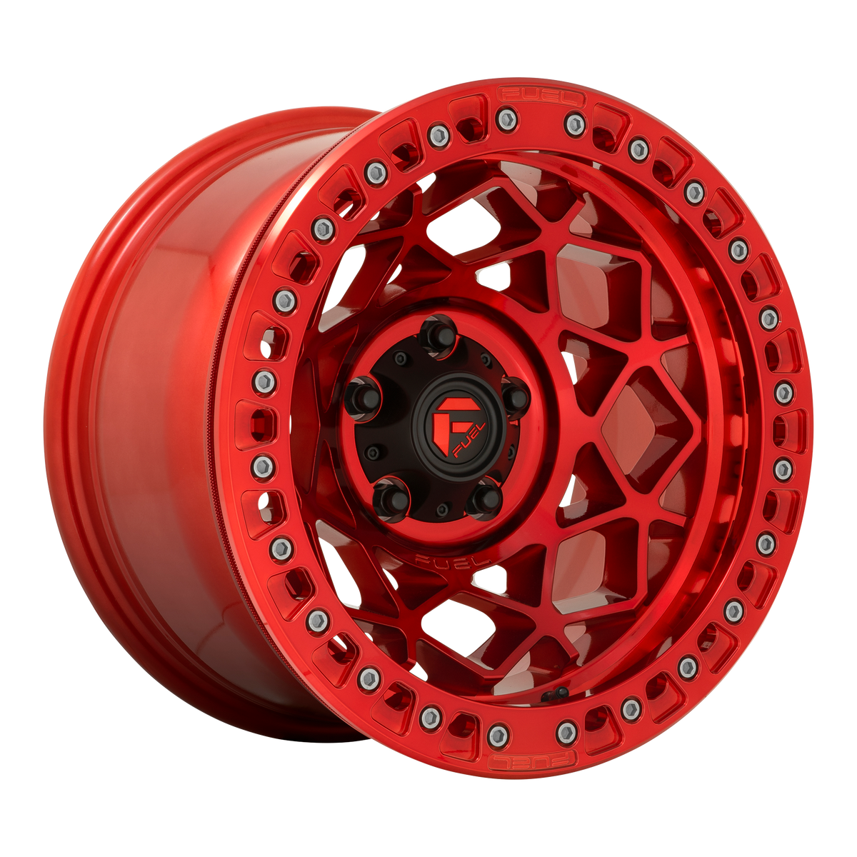 Fuel 1PC D121 UNIT BEADLOCK – 17X9 – 5X127 – -15 mm – CANDY RED