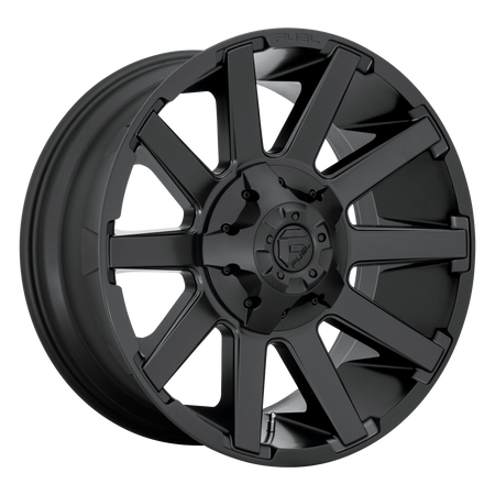 Fuel 1PC D437 CONTRA – 20X9 – 5X139.7/5X150 – 1 mm – SATIN BLACK