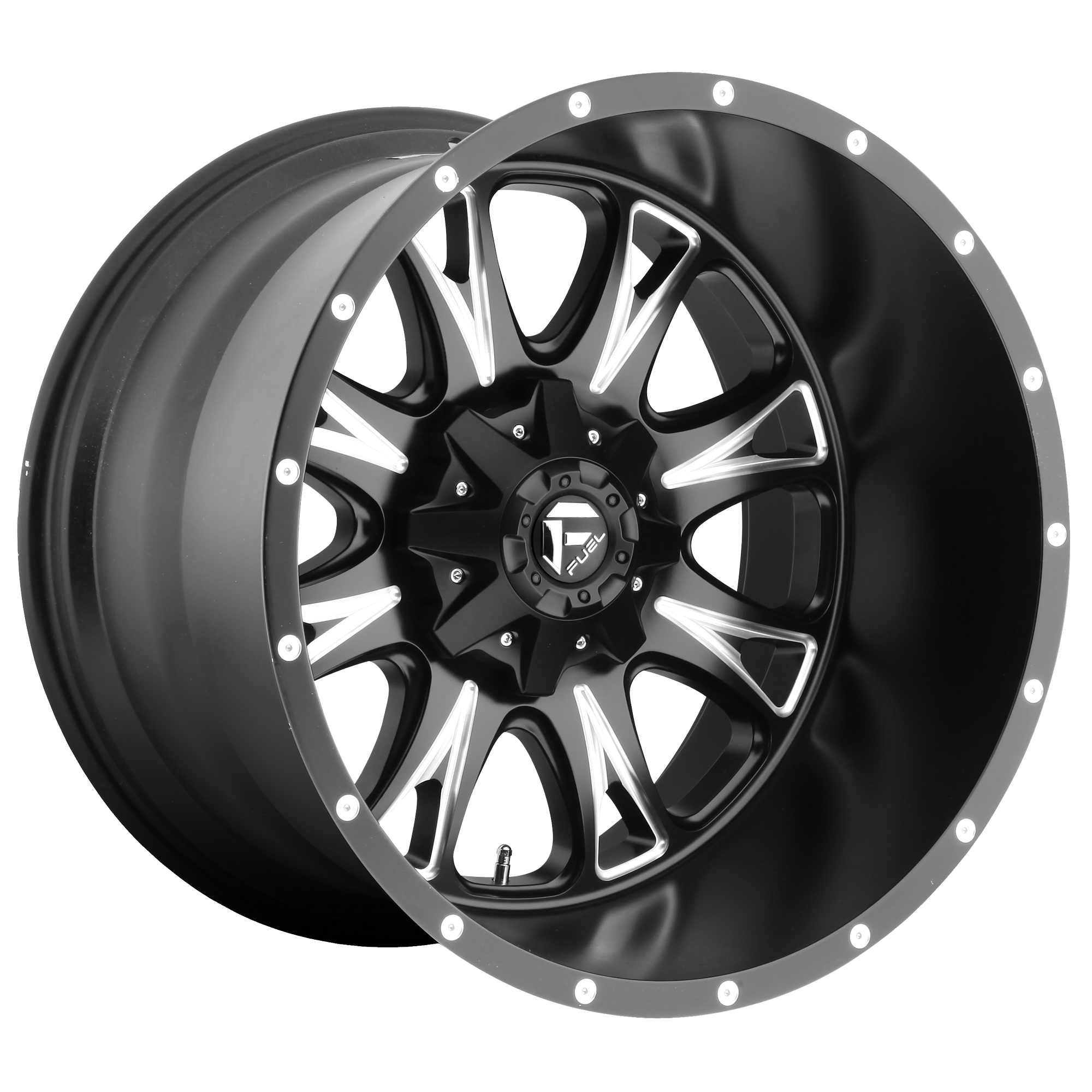 Fuel 1PC D513 THROTTLE – 17X6.5 – 8X210 – -140 mm – MATTE BLACK MILLED