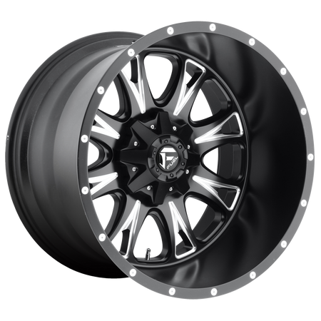 Fuel 1PC D513 THROTTLE – 17X6.5 – 8X210 – 129 mm – MATTE BLACK MILLED