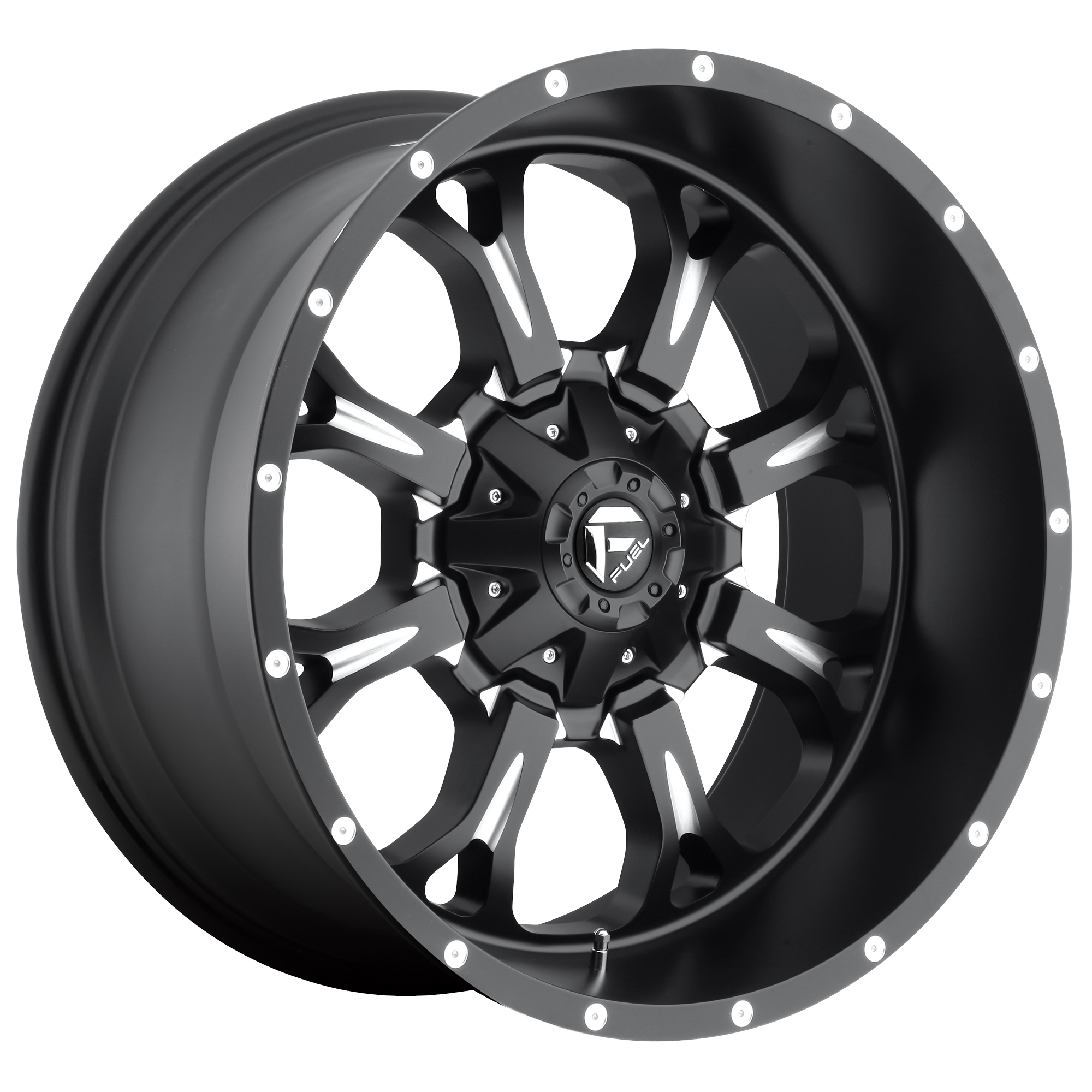 Fuel 1PC D517 KRANK – 18X9 – 8X180 – 20 mm – MATTE BLACK MILLED