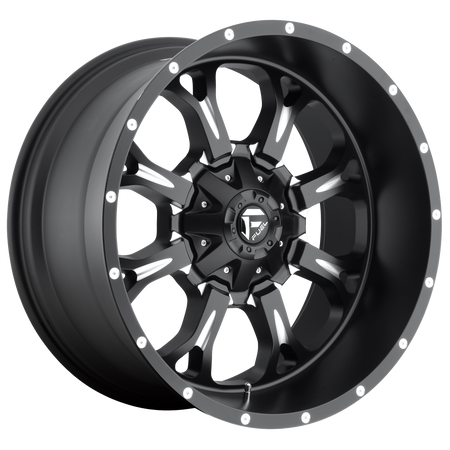 Fuel 1PC D517 KRANK – 18X9 – 8X180 – 20 mm – MATTE BLACK MILLED