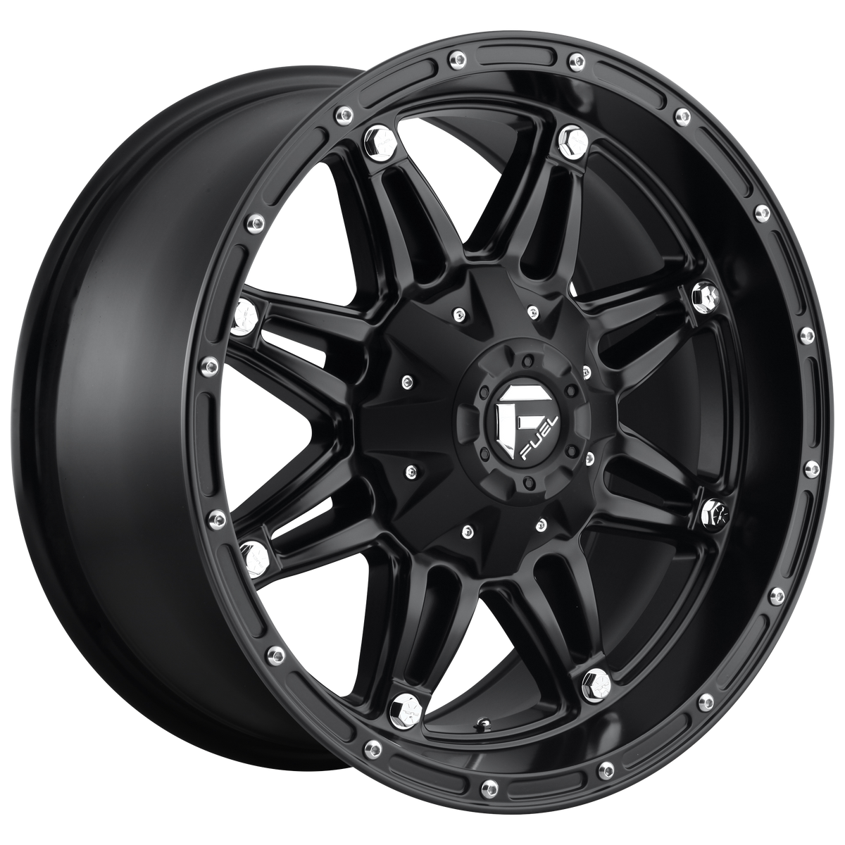 Fuel 1PC D531 HOSTAGE – 20X9 – 6X135/6X139.7 – 1 mm – MATTE BLACK