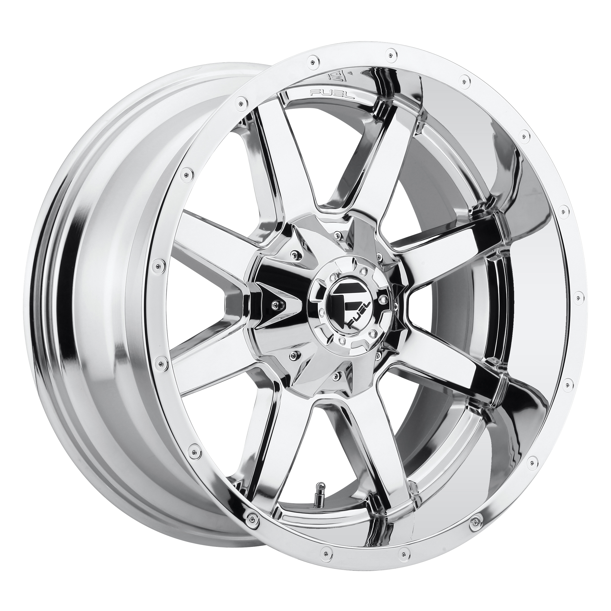 Fuel 1PC D536 MAVERICK – 17X9 – 8X165.1 – 1 mm – CHROME PLATED