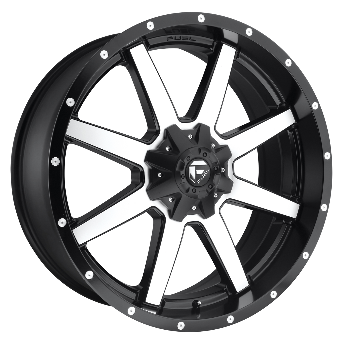 Fuel 1PC D537 MAVERICK – 17X9 – 6X135/6X139.7 – -12 mm – MATTE BLACK MACHINED