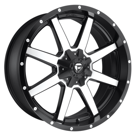 Fuel 1PC D537 MAVERICK – 17X9 – 6X135/6X139.7 – -12 mm – MATTE BLACK MACHINED