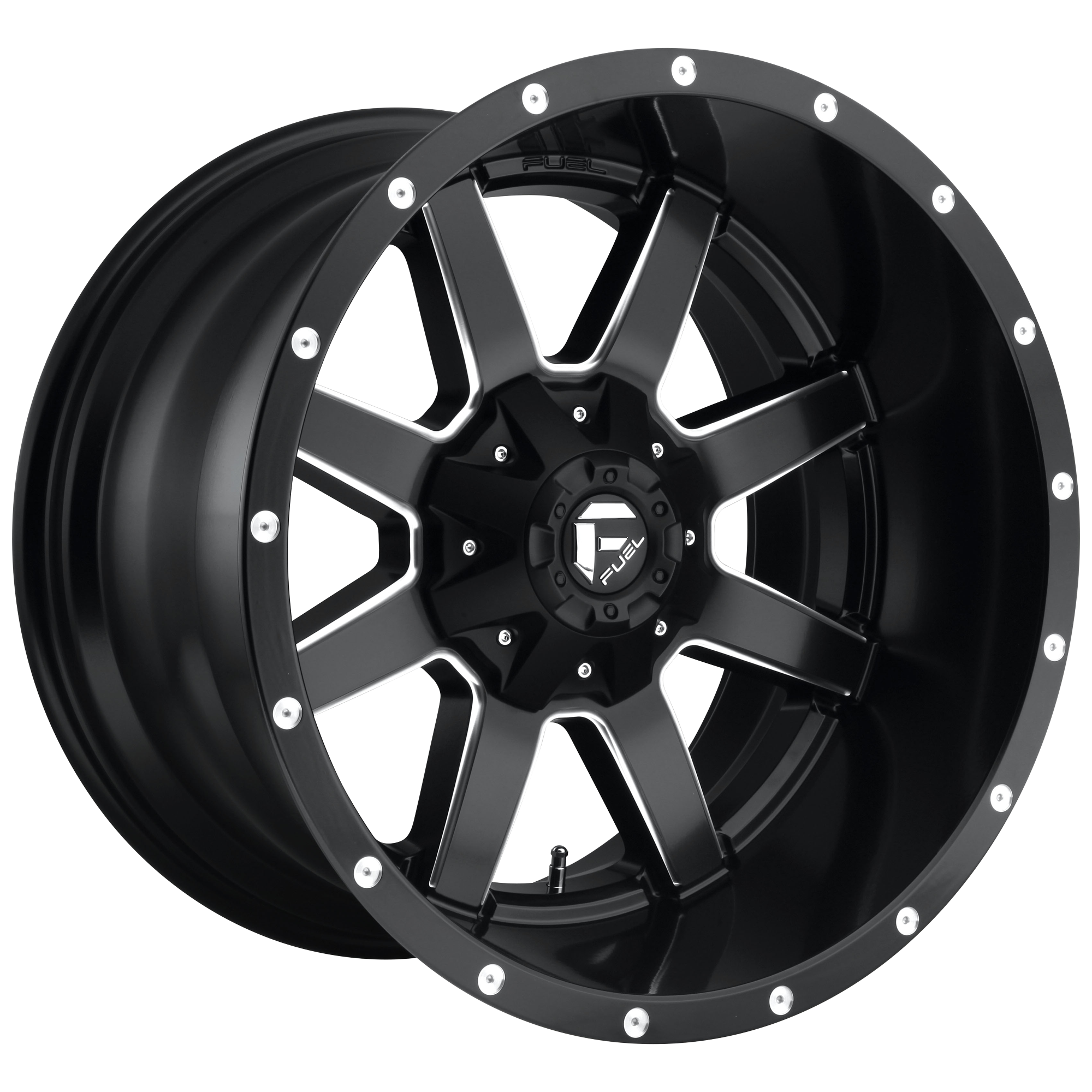 Fuel UTV D538 MAVERICK UTV – 14X7 – 4X156 – 38 mm – MATTE BLACK MILLED