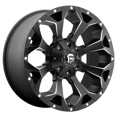 Fuel 1PC D546 ASSAULT – 18X9 – 8X170 – 1 mm – MATTE BLACK MILLED