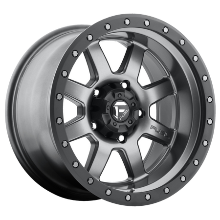 Fuel 1PC D552 TROPHY – 20X9 – 6X135 – 1 mm – MATTE GUNMETAL BLACK BEAD RING