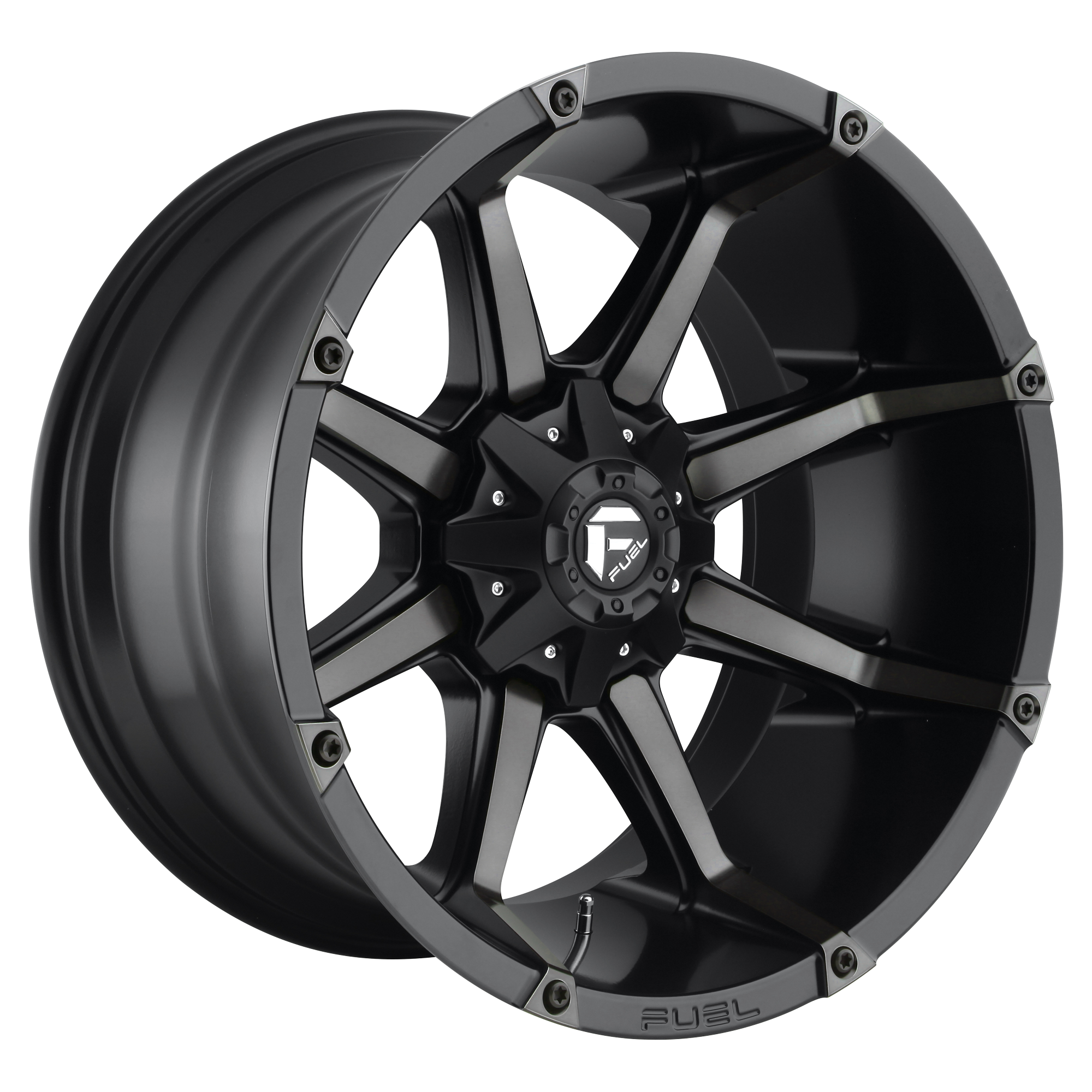 Fuel 1PC D556 COUPLER – 18X9 – 6X135/6X139.7 – 1 mm – MATTE BLACK DOUBLE DARK TINT