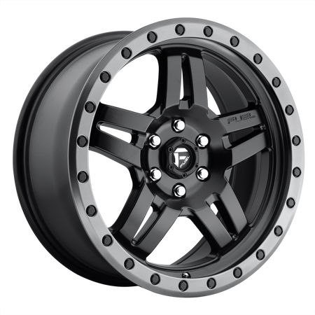 Fuel UTV D557 ANZA UTV – 14X7 – 4X110 – 13 mm – MATTE BLACK GUN METAL RING