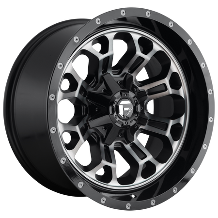 Fuel 1PC D561 CRUSH – 17X9 – 5X139.7/5X150 – 1 mm – GLOSS MACH DOUBLE DARK TINT