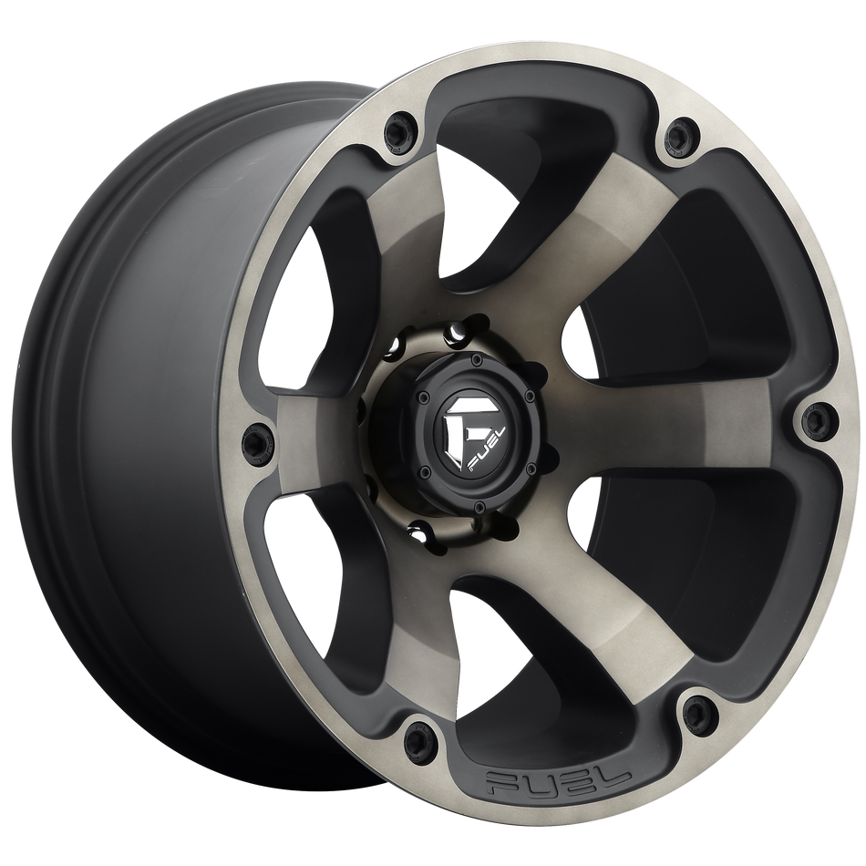 Fuel 1PC D564 BEAST – 20X12 – 5X127 – -44 mm – MATTE BLACK DOUBLE DARK TINT