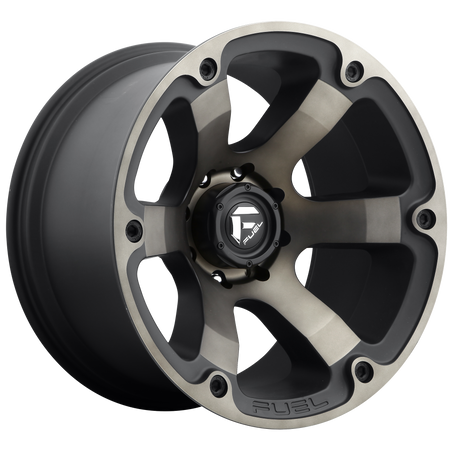 Fuel 1PC D564 BEAST – 20X10 – 5X127 – -18 mm – MATTE BLACK DOUBLE DARK TINT