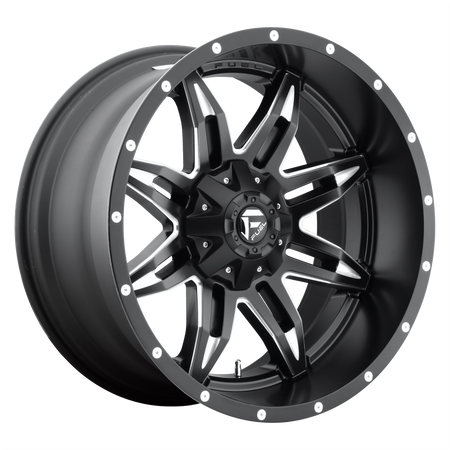 Fuel 1PC D567 LETHAL – 20X9 – 8X165.1 – 1 mm – MATTE BLACK MILLED