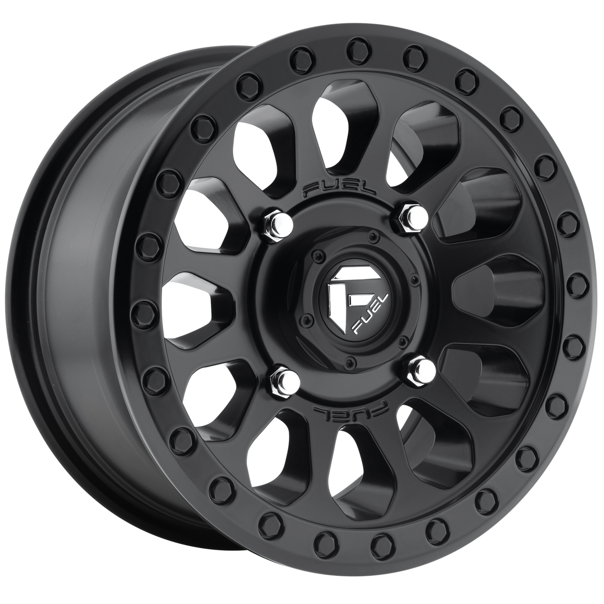 Fuel UTV D579 VECTOR UTV – 15X7 – 4X137 – 38 mm – MATTE BLACK