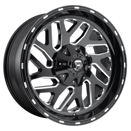 Fuel 1PC D581 TRITON – 22X8.25 – 8X210 – -221 mm – GLOSS BLACK MILLED