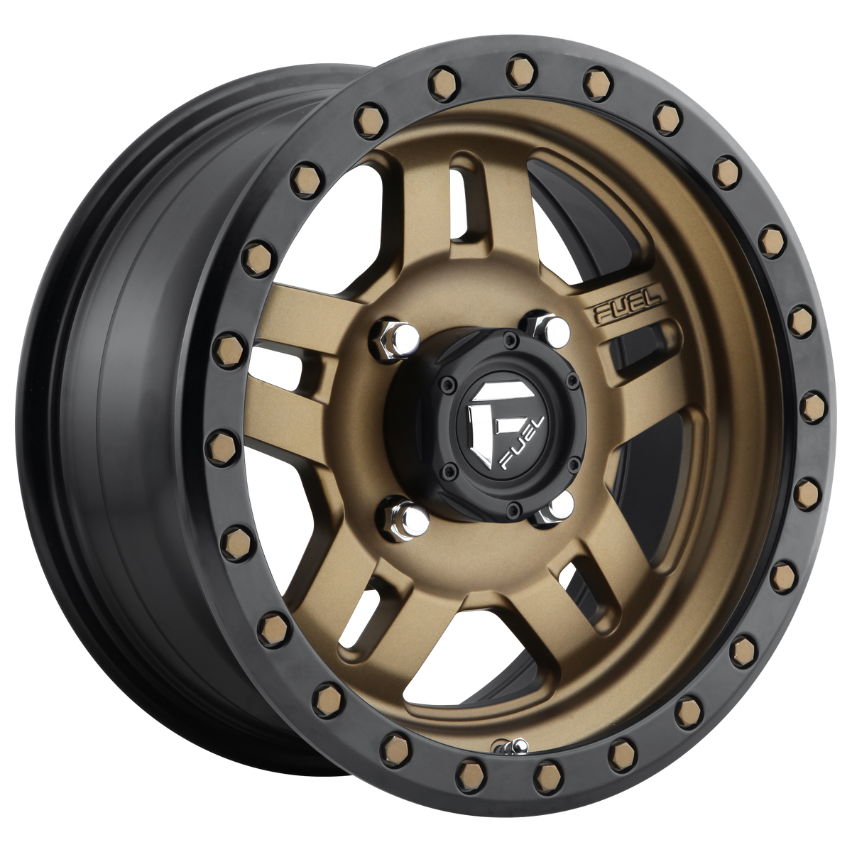 Fuel UTV D583 ANZA UTV – 14X7 – 4X156 – 13 mm – MATTE BRONZE BLACK BEAD RING