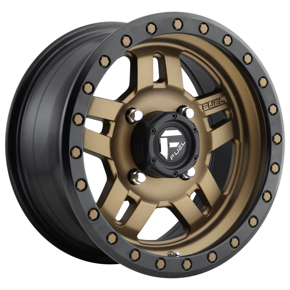 Fuel UTV D583 ANZA UTV – 14X7 – 4X156 – 13 mm – MATTE BRONZE BLACK BEAD RING