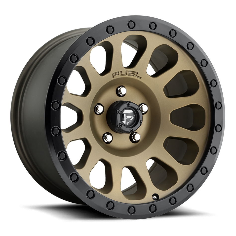 Fuel UTV D600 VECTOR UTV – 15X7 – 4X137 – 38 mm – MATTE BRONZE BLACK BEAD RING