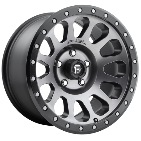 Fuel 1PC D601 VECTOR – 18X9 – 6X135 – 1 mm – MATTE GUNMETAL BLACK BEAD RING