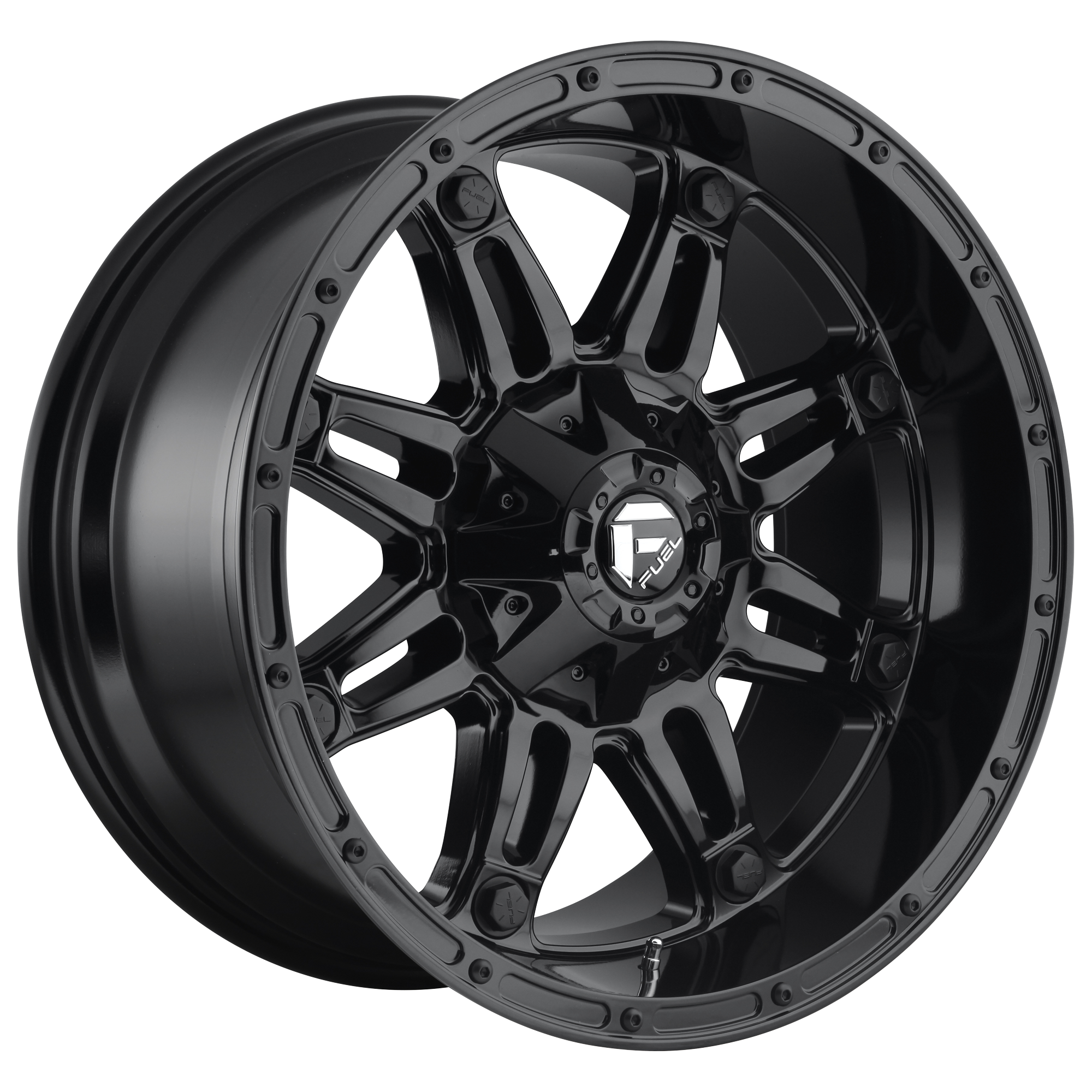 Fuel 1PC D625 HOSTAGE – 20X10 – 5X114.3/5X127 – -18 mm – GLOSS BLACK