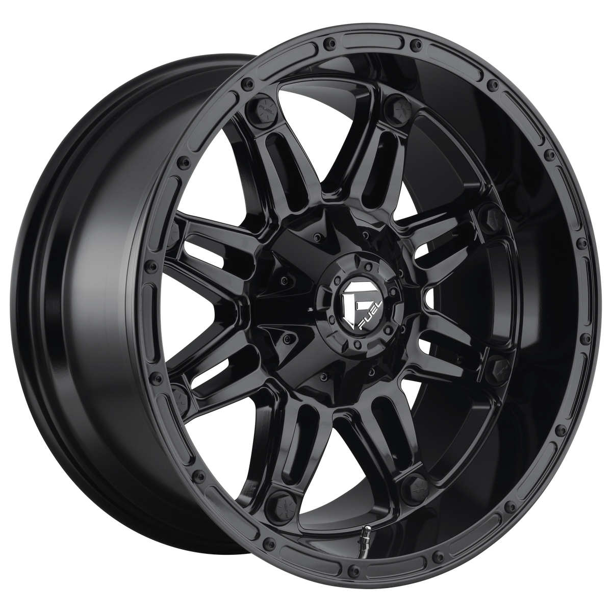 Fuel 1PC D625 HOSTAGE – 20X10 – 8X165.1 – -18 mm – GLOSS BLACK