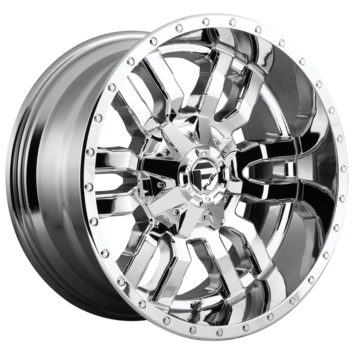 Fuel 1PC D631 SLEDGE – 20X10 – 8X170 – -18 mm – CHROME PLATED