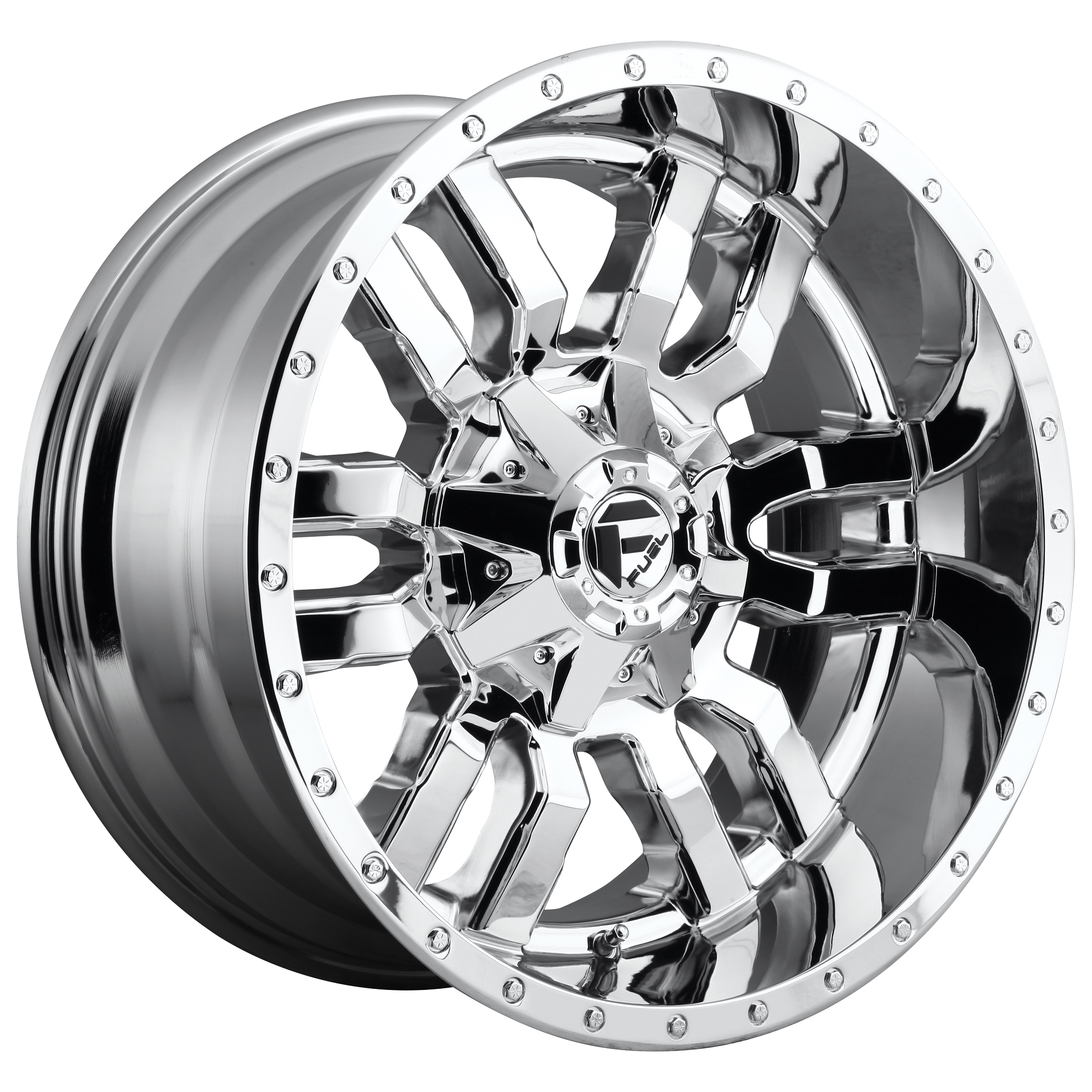 Fuel 1PC D631 SLEDGE – 20X10 – 8X170 – -18 mm – CHROME PLATED