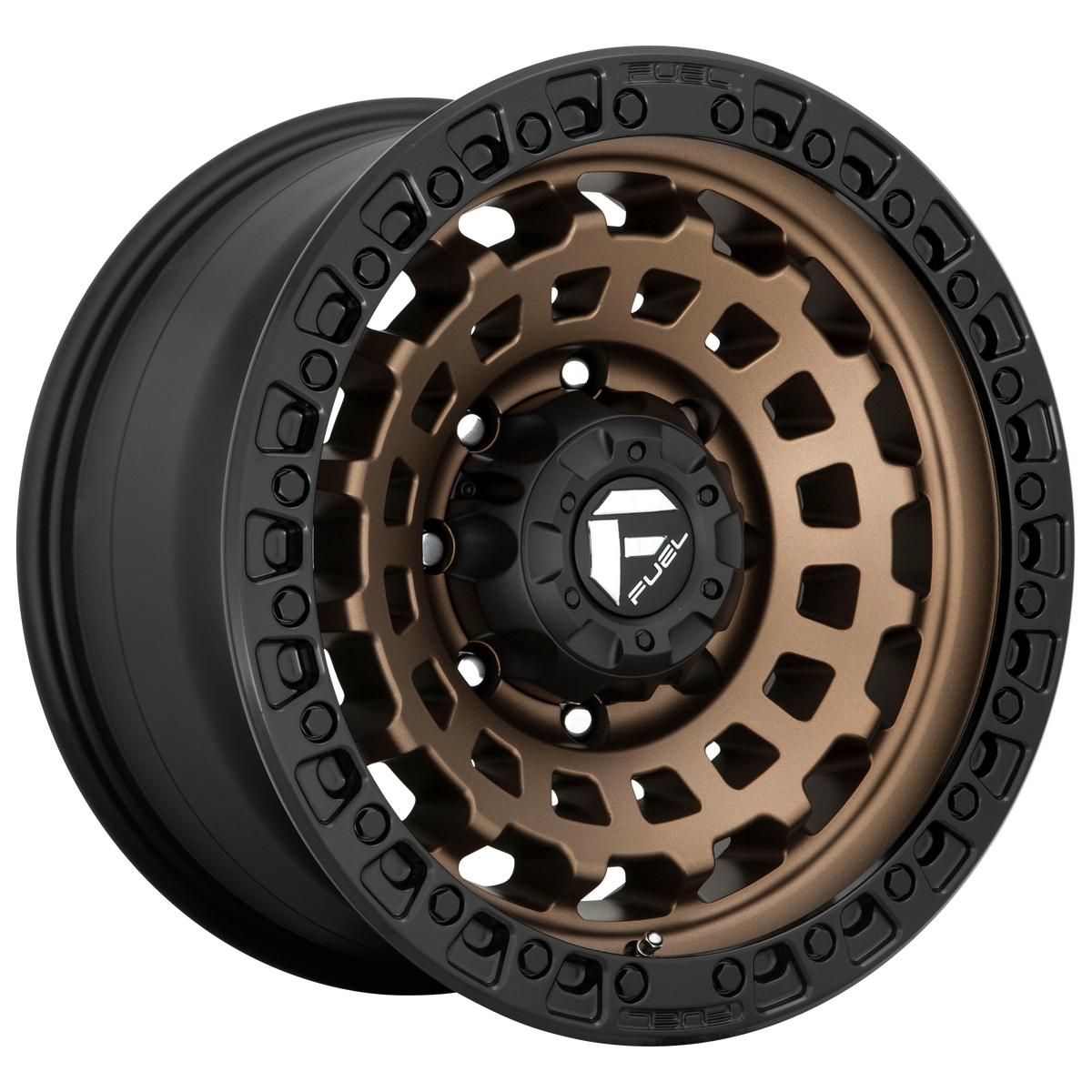 Fuel 1PC D634 ZEPHYR – 17X9 – 6X139.7 – -12 mm – MATTE BRONZE BLACK BEAD RING