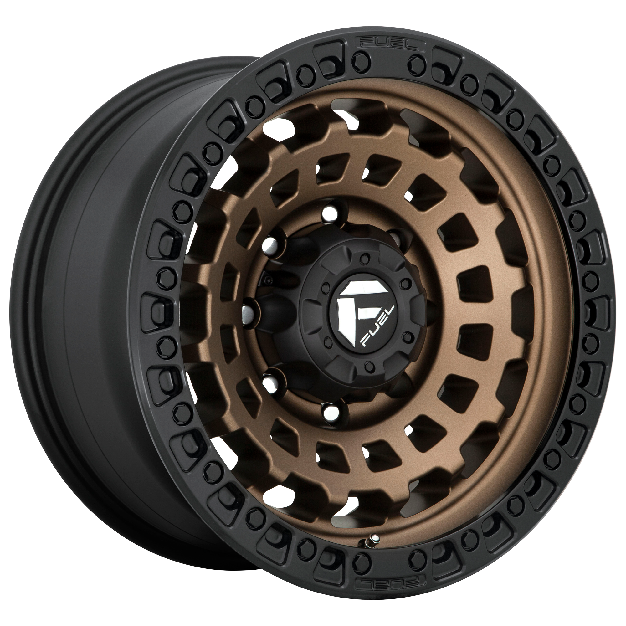 Fuel 1PC D634 ZEPHYR – 17X9 – 6X139.7 – -12 mm – MATTE BRONZE BLACK BEAD RING