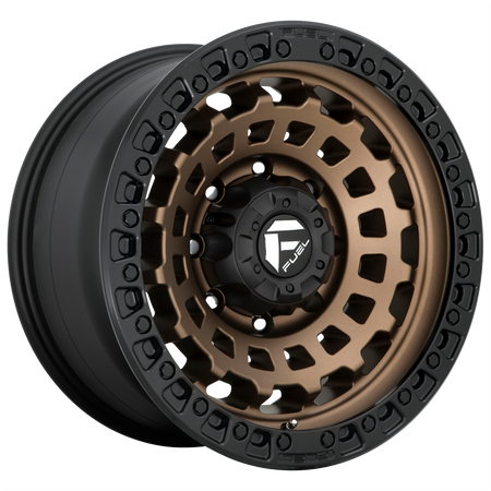 Fuel 1PC D634 ZEPHYR – 17X9 – 6X139.7 – -12 mm – MATTE BRONZE BLACK BEAD RING