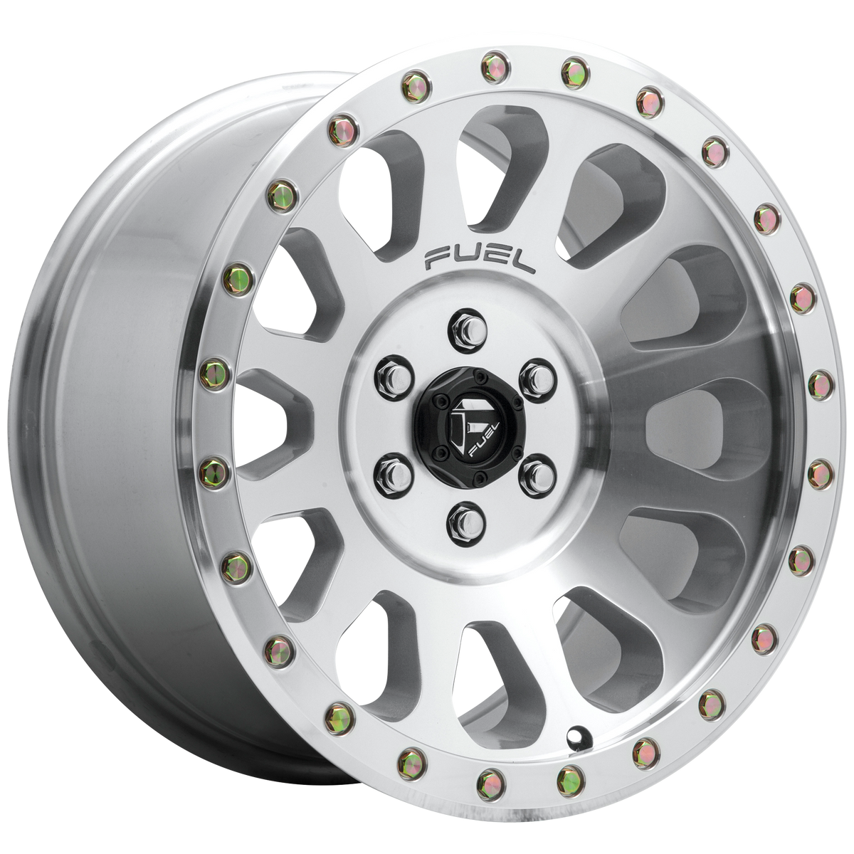 Fuel 1PC D647 VECTOR – 17X9 – 5X127 – -12 mm – DIAMOND CUT MACHINED