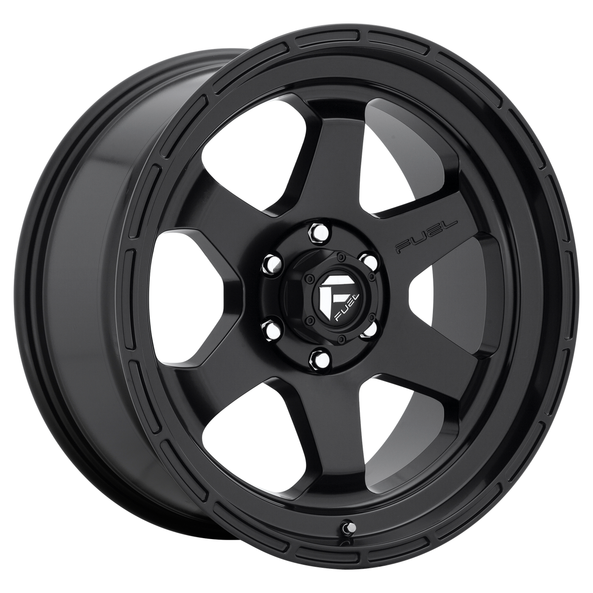 Fuel 1PC D664 SHOK – 20X9 – 6X139.7 – 19 mm – MATTE BLACK