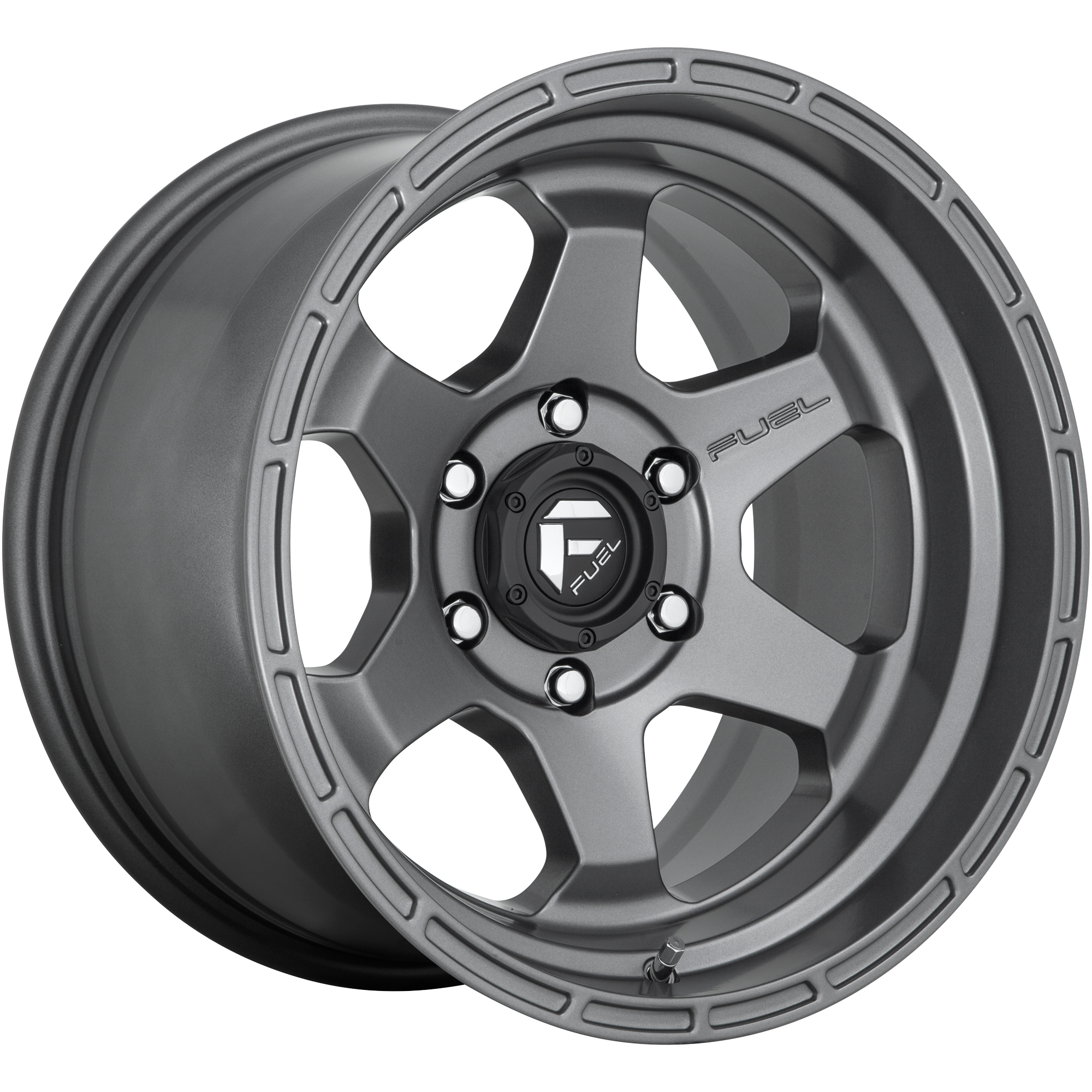 Fuel 1PC D665 SHOK – 17X9 – 6X139.7 – 1 mm – MATTE ANTHRACITE