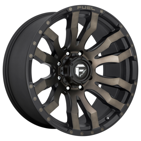 Fuel 1PC D674 BLITZ – 20X9 – 6X135 – 20 mm – MATTE BLACK DOUBLE DARK TINT