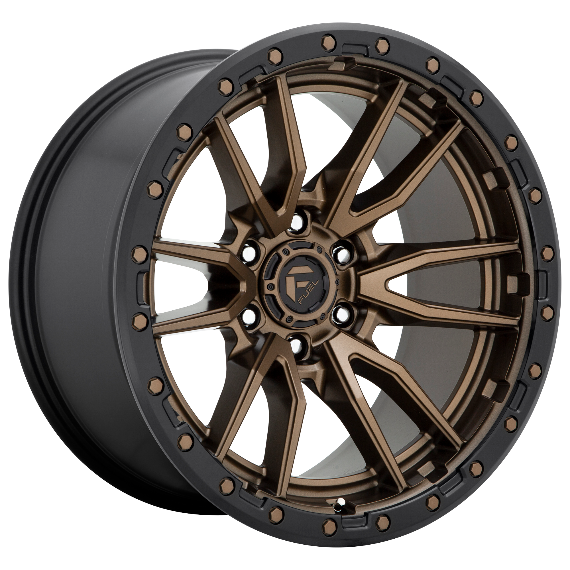 Fuel 1PC D681 REBEL – 18X9 – 5X127 – 1 mm – MATTE BRONZE BLACK BEAD RING