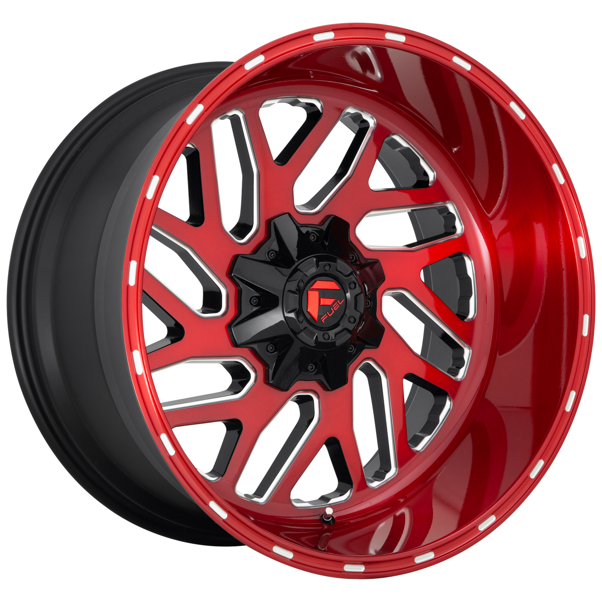 Fuel 1PC D691 TRITON – 20X10 – 5X114.3/5X127 – -18 mm – CANDY RED MILLED