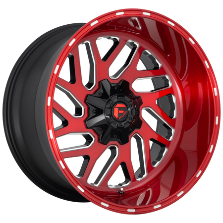 Fuel 1PC D691 TRITON – 20X10 – 5X114.3/5X127 – -18 mm – CANDY RED MILLED